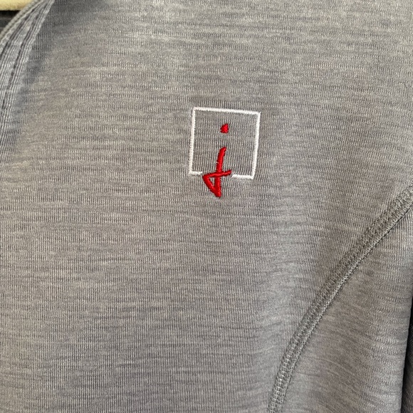 Peter Millar Women’s Grey Quarter Zipper Golf Pullover Top - Picture 6 of 9